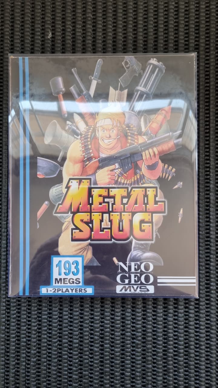 Metal Slug Neo Geo MVS Original Caixa Retro
