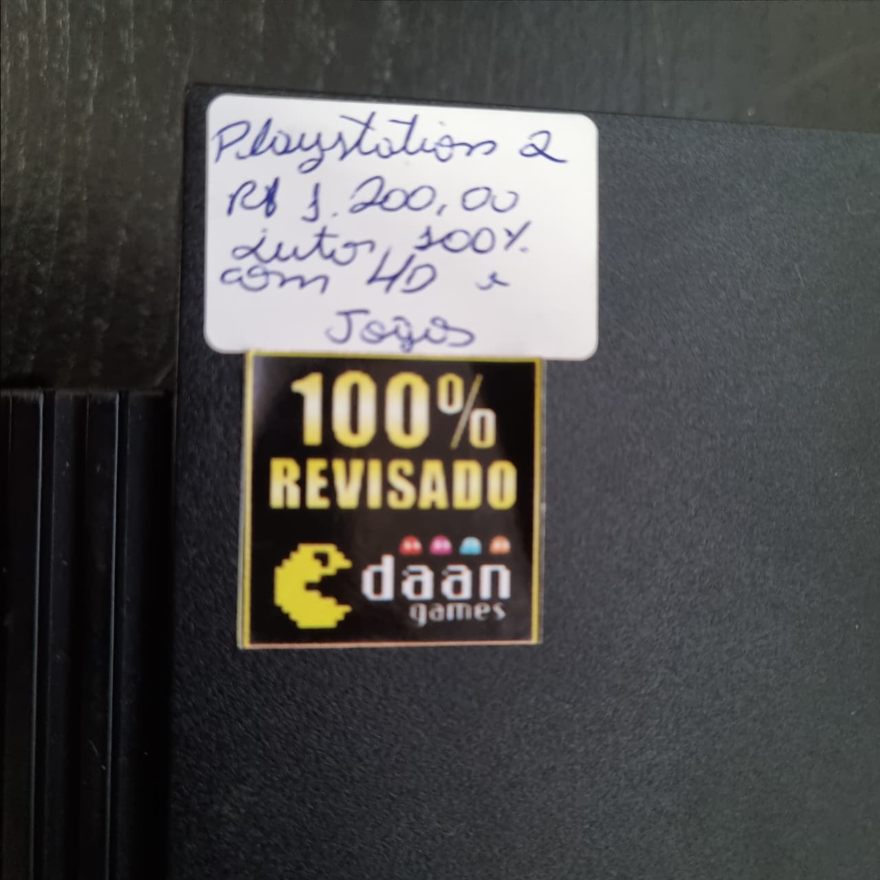 PlayStation 2 Fat - Leitor 100% com HD e jogos