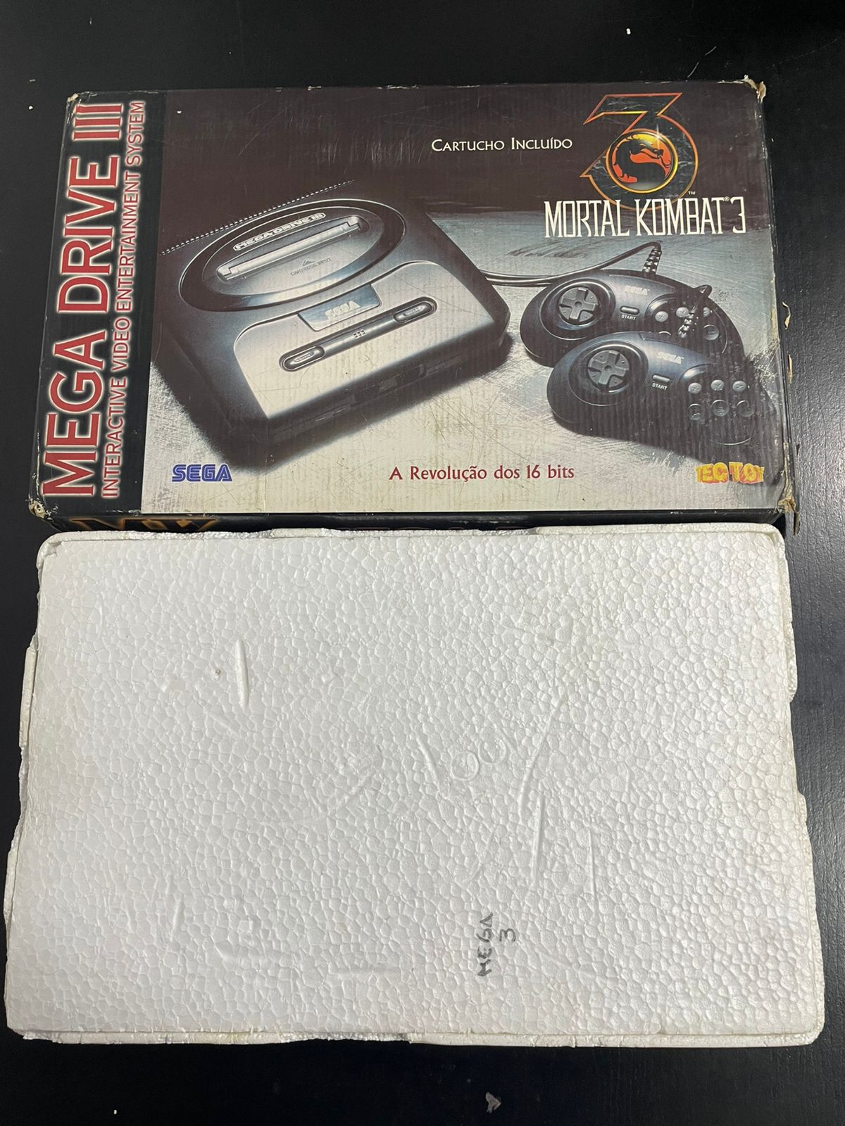 Mega Drive 3 edição mortal Kombat 3