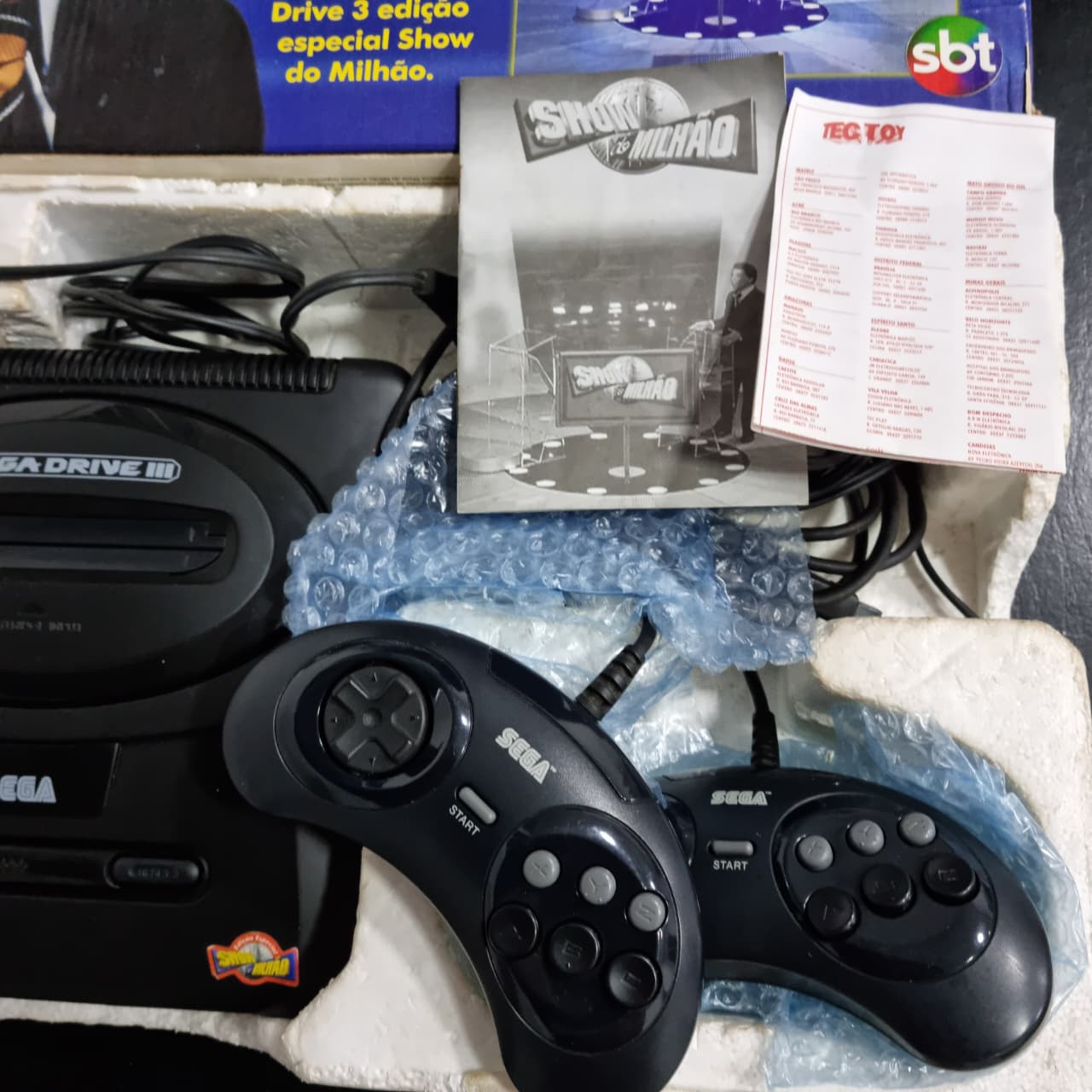 Mega drive 3 edição show do Milhão