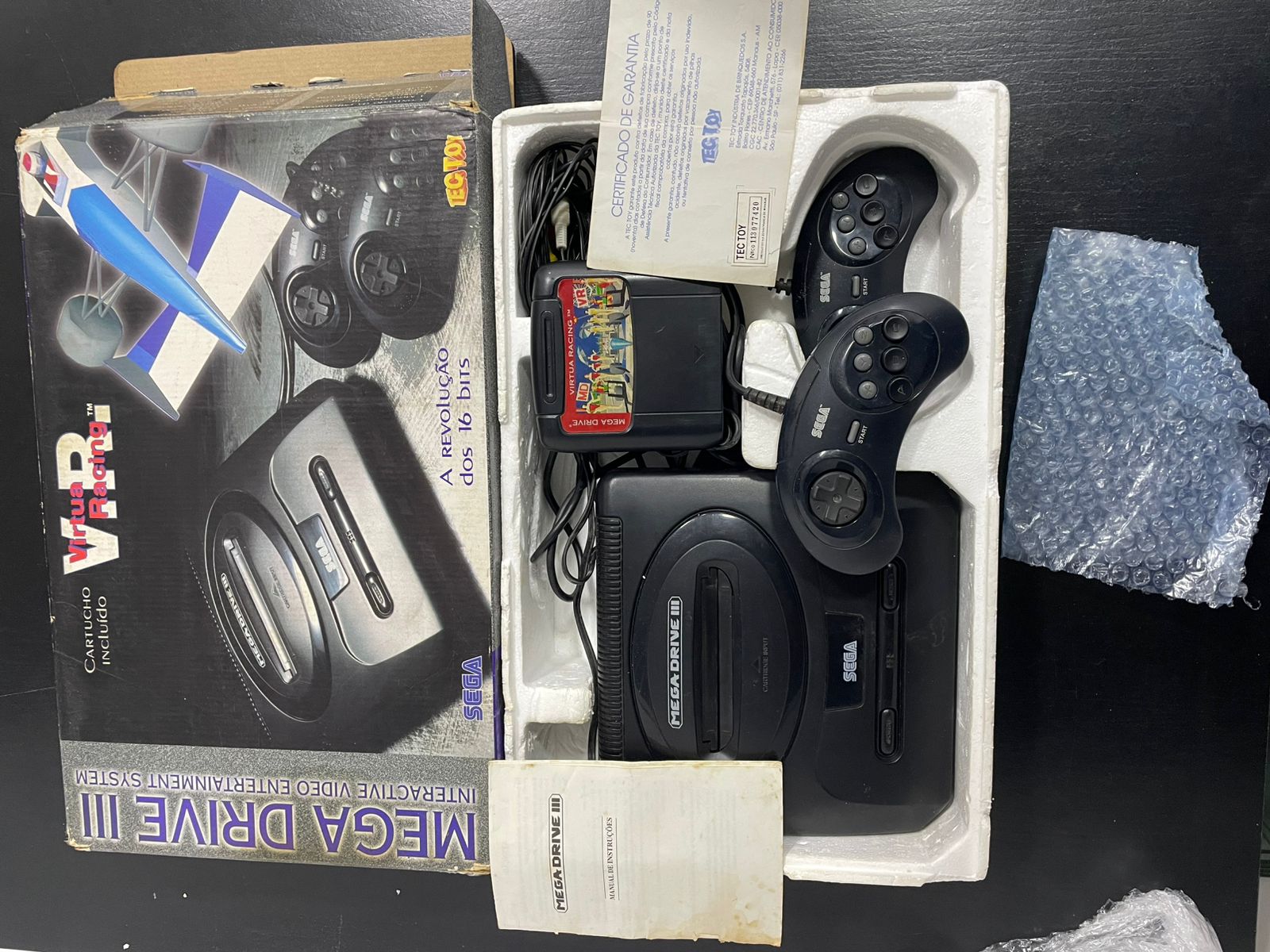 Mega Drive 3 Edição Virtua Racing